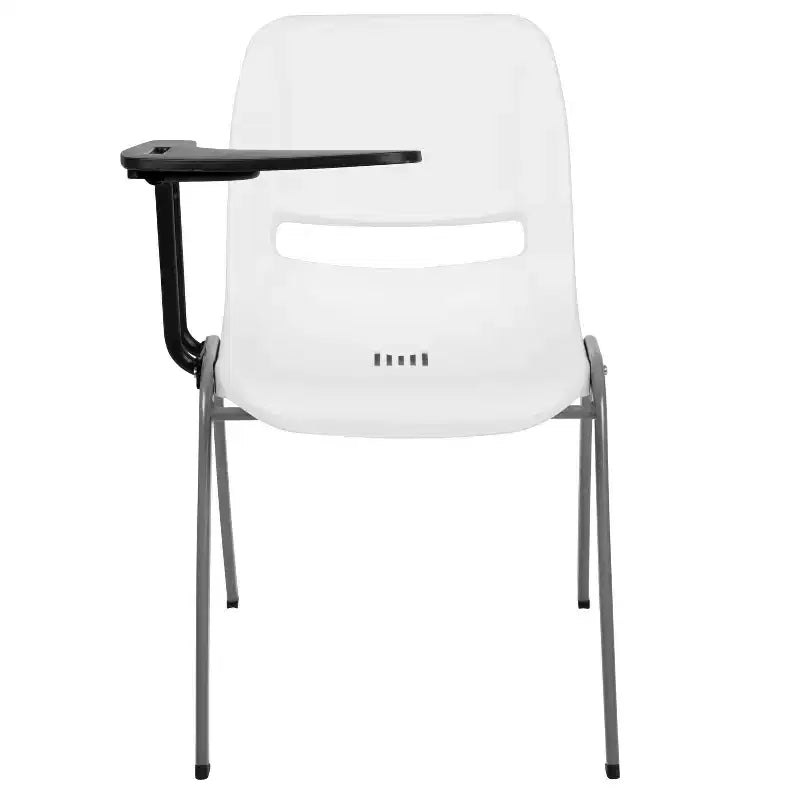 Flash Furniture Ergonomic Shell Chair with Right Handed Flip-Up Tablet Arm