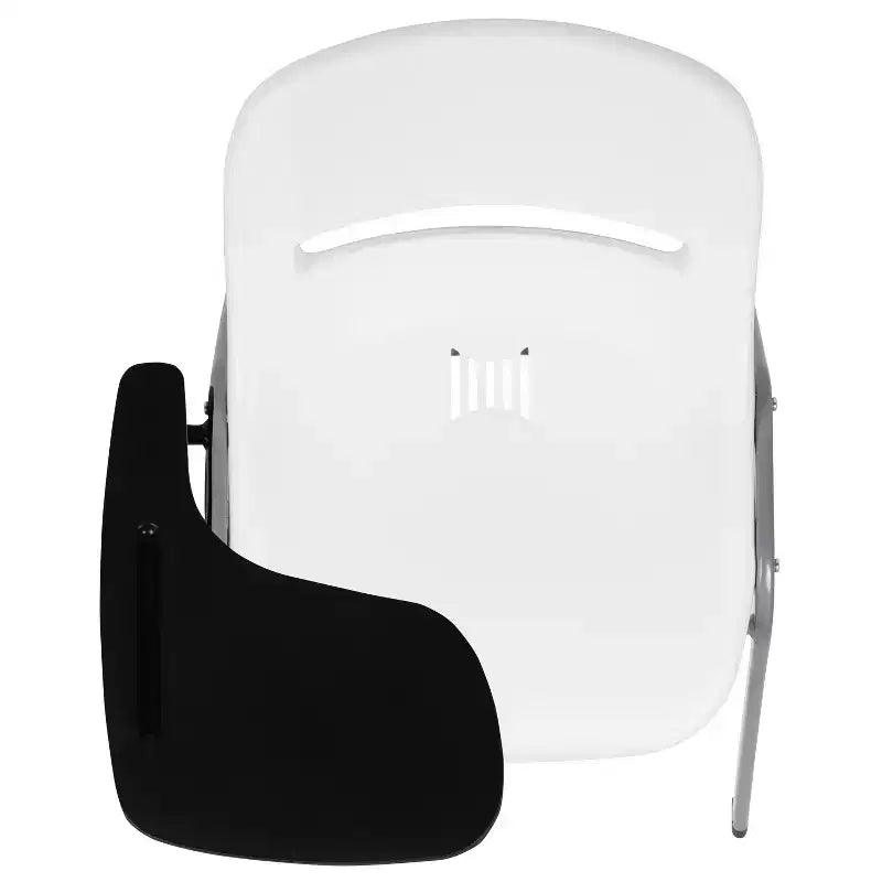 Flash Furniture Ergonomic Shell Chair with Right Handed Flip-Up Tablet Arm