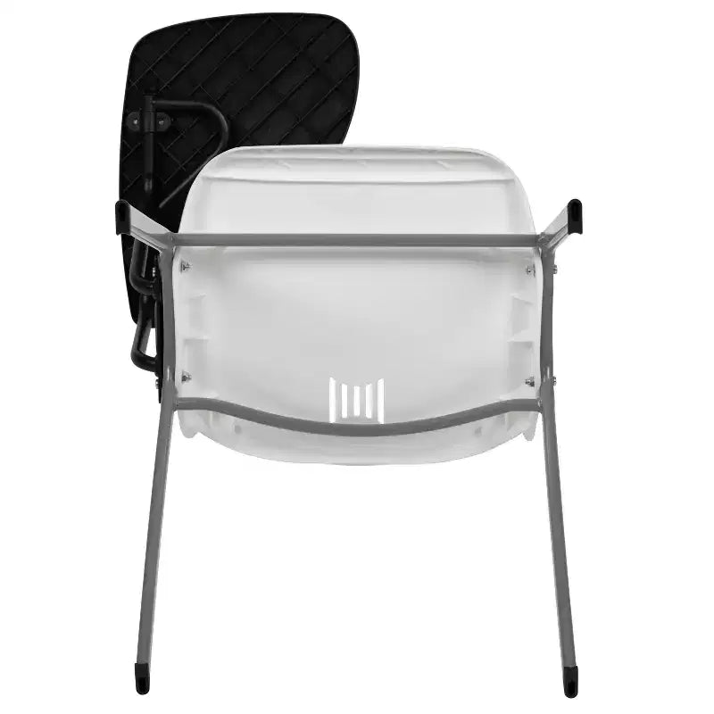 Flash Furniture Ergonomic Shell Chair with Right Handed Flip-Up Tablet Arm