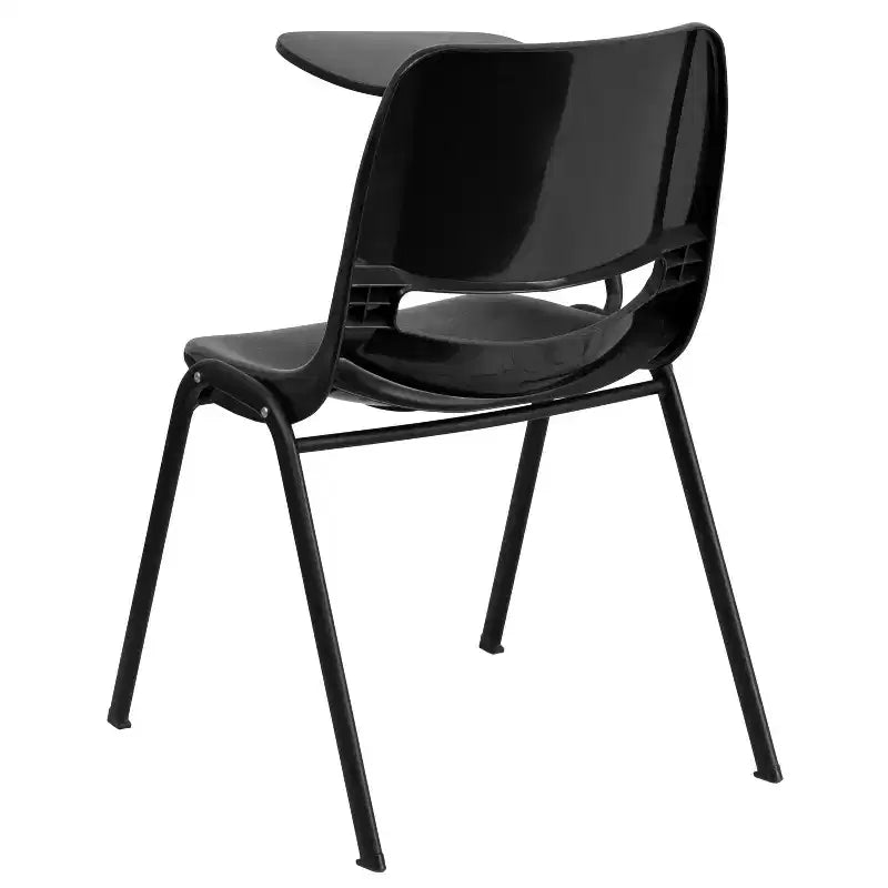 Flash Furniture Ergonomic Shell Chair with Right Handed Flip-Up Tablet Arm