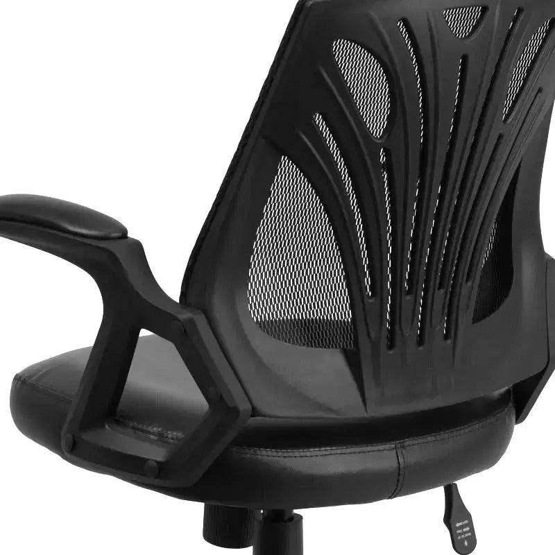 Flash Furniture Mid-Back Designer Mesh Swivel Task Office Chair with Open Arms