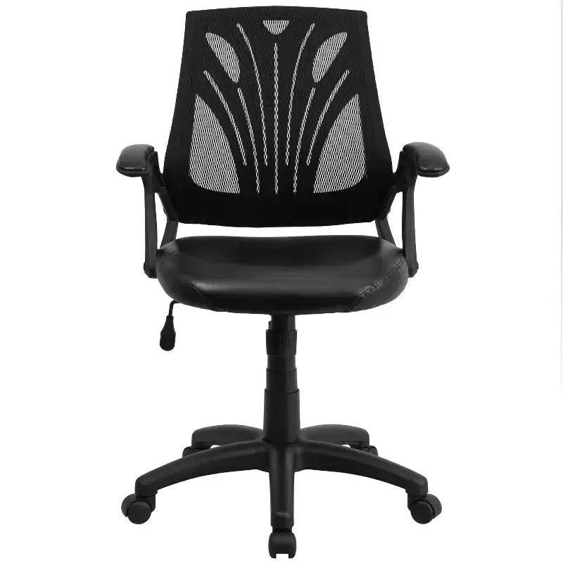 Flash Furniture Mid-Back Designer Mesh Swivel Task Office Chair with Open Arms
