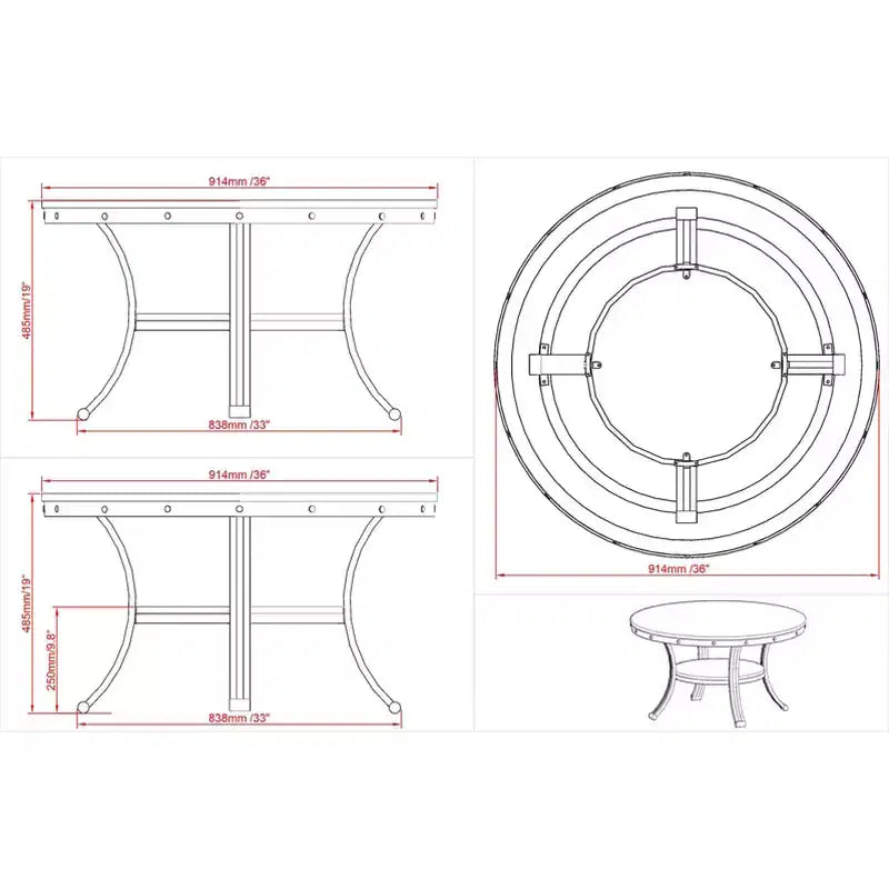 Angelo Cocktail Table - Powell Company