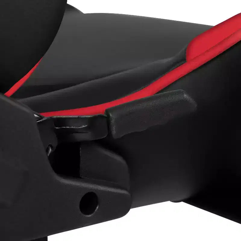 Sedia da gaming ergonomica da corsa Emma e Oliver con schienale completamente reclinabile in similpelle rossa