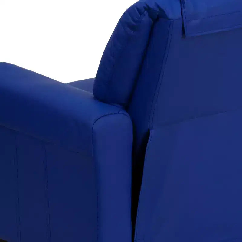 Emma and Oliver Contemporary Kids Recliner with Cup Holder and Headrest