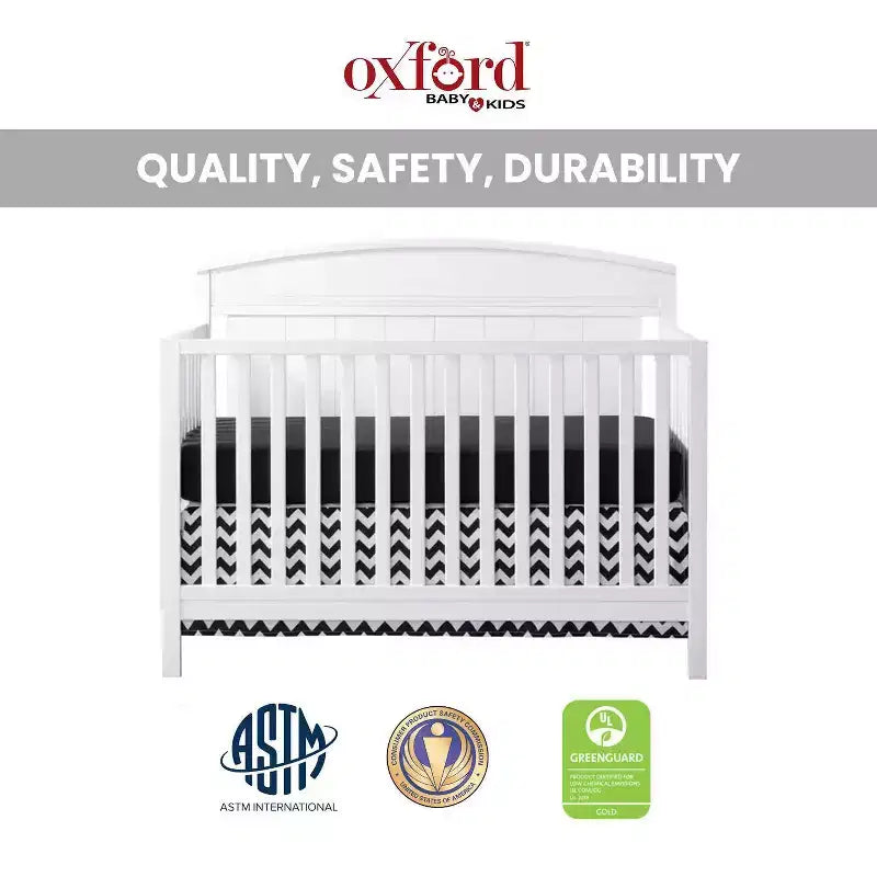 Oxford Baby Baldwin 4-in-1 Convertible Crib