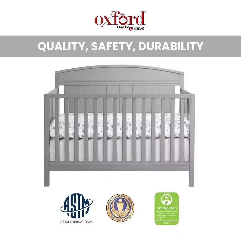 Oxford Baby Baldwin 4-in-1 Convertible Crib