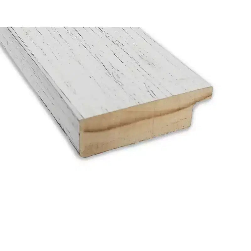 Amanti Art Shiplap Petite Bevel Wood Bathroom Wall Mirror
