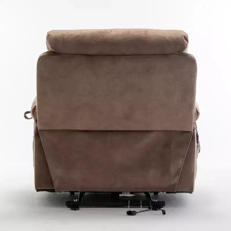 Electric Lift Massage Recliner With Heating Function And Side Pocket - ModernLuxe