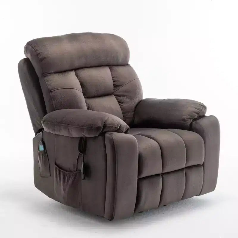 Electric Lift Massage Recliner With Heating Function And Side Pocket - ModernLuxe