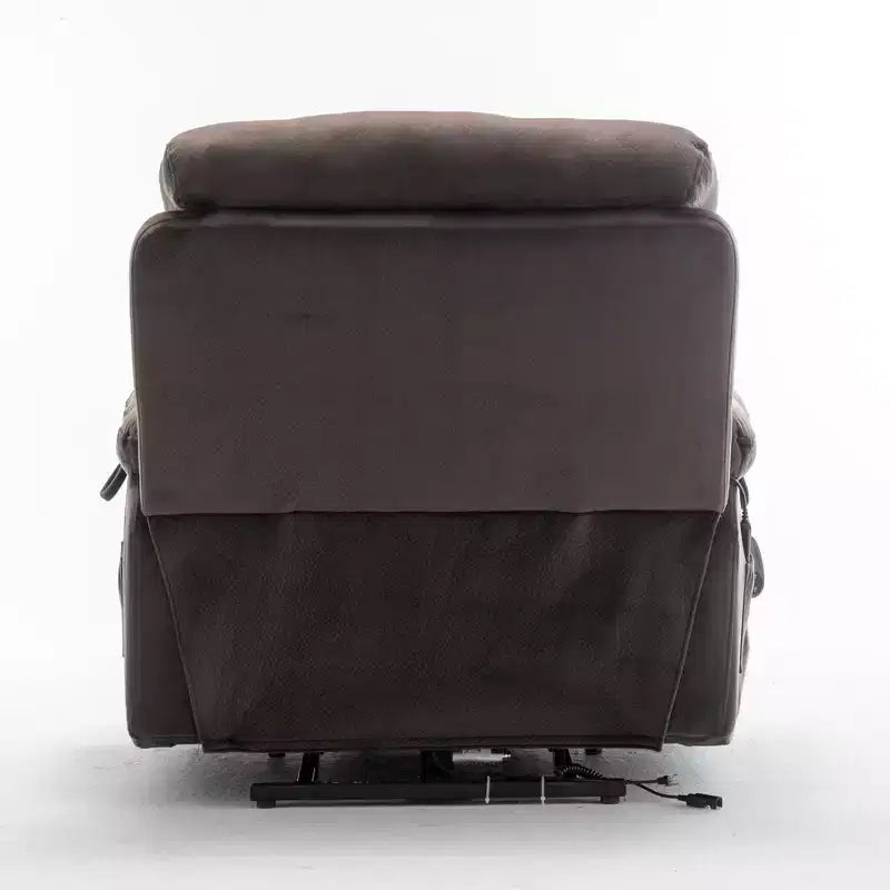 Electric Lift Massage Recliner With Heating Function And Side Pocket - ModernLuxe