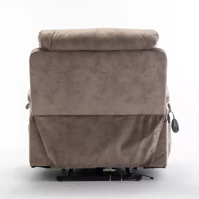 Electric Lift Massage Recliner With Heating Function And Side Pocket - ModernLuxe