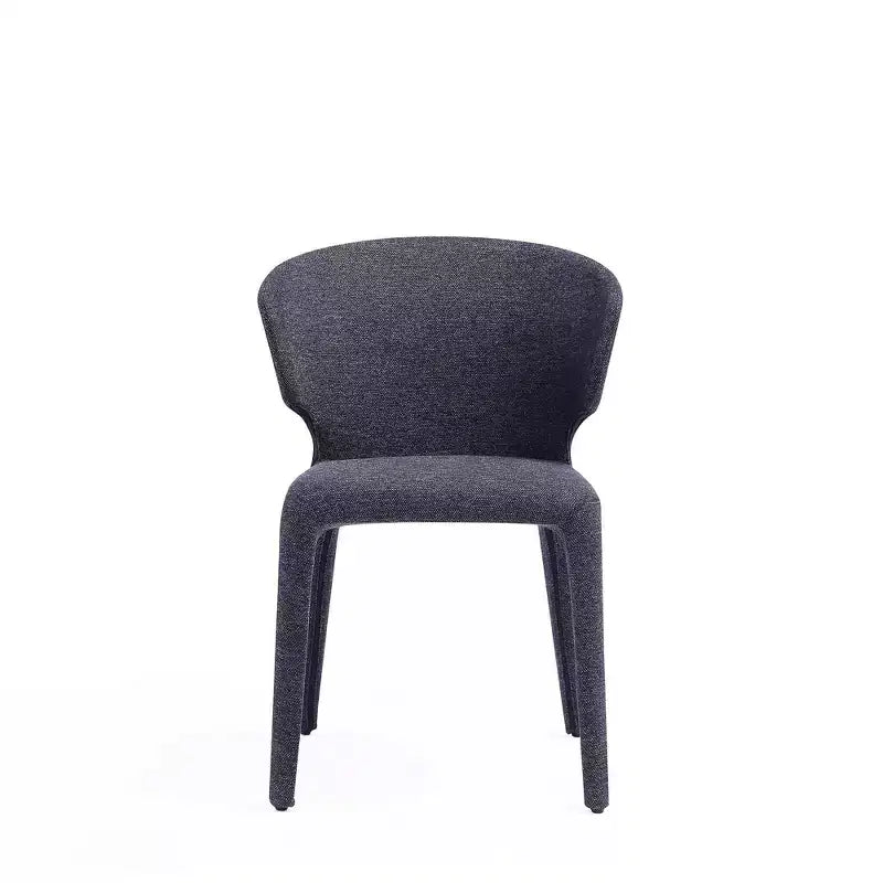 Set of 2 Conrad Modern Woven Tweed Dining Chairs - Manhattan Comfort