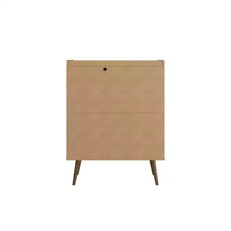 45.5 Bogart Mid-Century Modern 4 Shelf Accent Cabinet - Manhattan Comfort