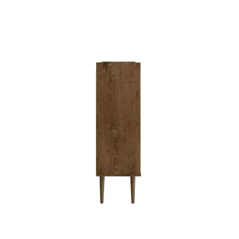 45.5 Bogart Mid-Century Modern 4 Shelf Accent Cabinet - Manhattan Comfort