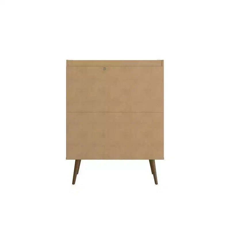 45.5 Bogart Mid-Century Modern 4 Shelf Accent Cabinet - Manhattan Comfort