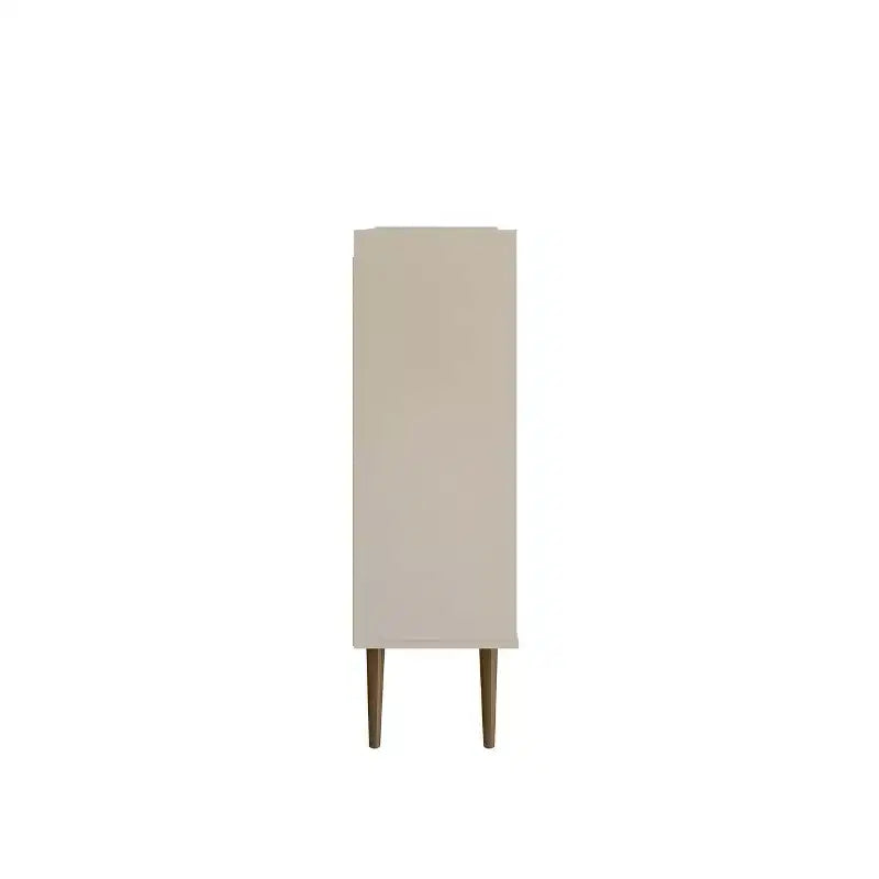 45.5 Bogart Mid-Century Modern 4 Shelf Accent Cabinet - Manhattan Comfort