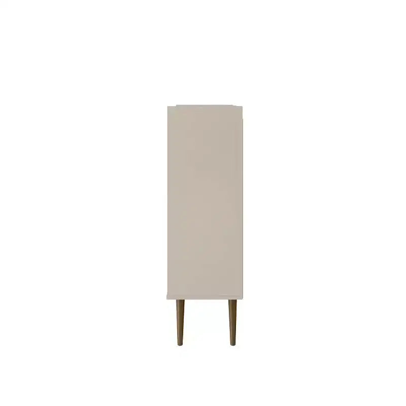 45.5 Bogart Mid-Century Modern 4 Shelf Accent Cabinet - Manhattan Comfort