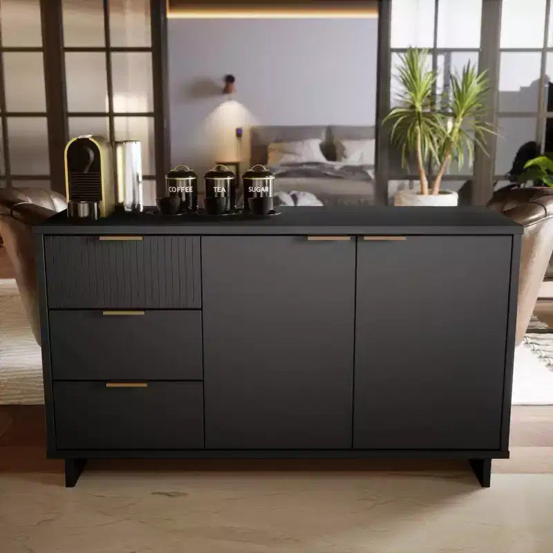 55.07 Granville Modern 3 Drawer Sideboard - Manhattan Comfort