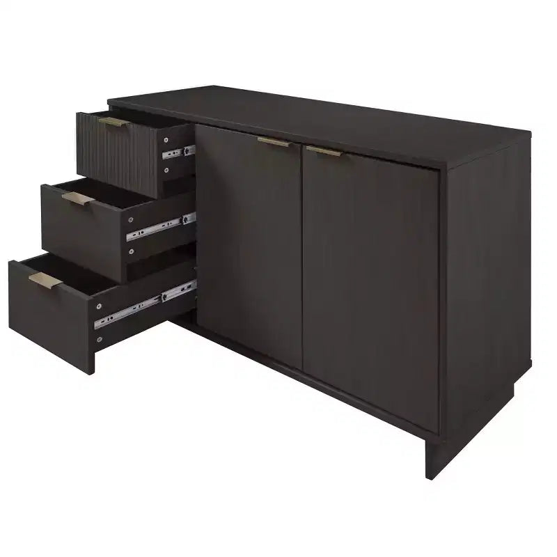 55.07 Granville Modern 3 Drawer Sideboard - Manhattan Comfort