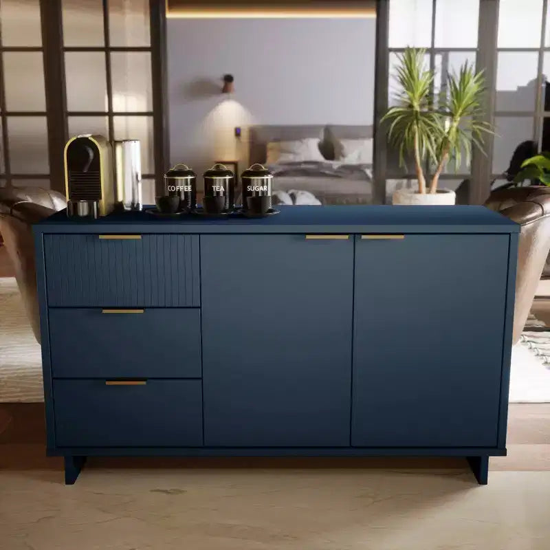 55.07 Granville Modern 3 Drawer Sideboard - Manhattan Comfort
