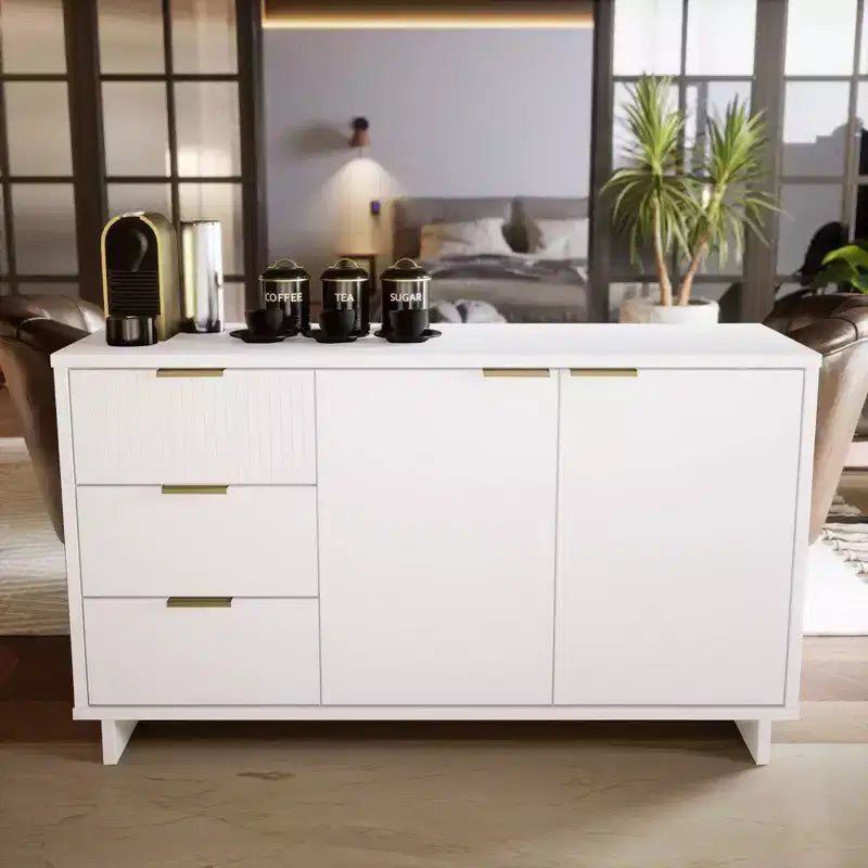 55.07 Granville Modern 3 Drawer Sideboard - Manhattan Comfort