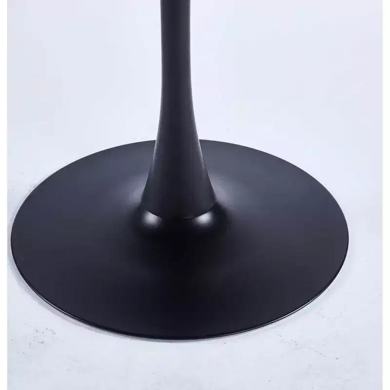 Uniquely Designed Dining Table with Metal Round Base - ModernLuxe