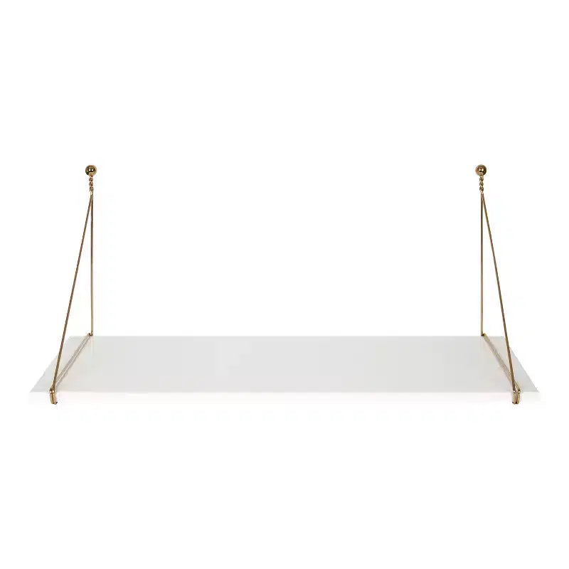 Kate and Laurel Vista Wall Mounted Wooden Desk Shelf