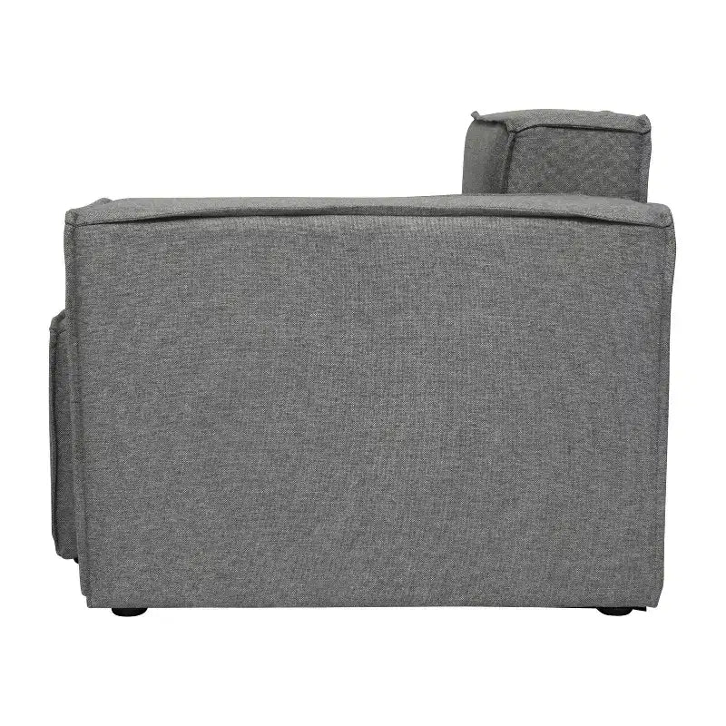 Fauteuil d'angle droit modulable Emma et Oliver avec accoudoir