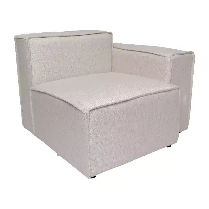 Merrick Lane Modular Right Side Chair with Arm Rest