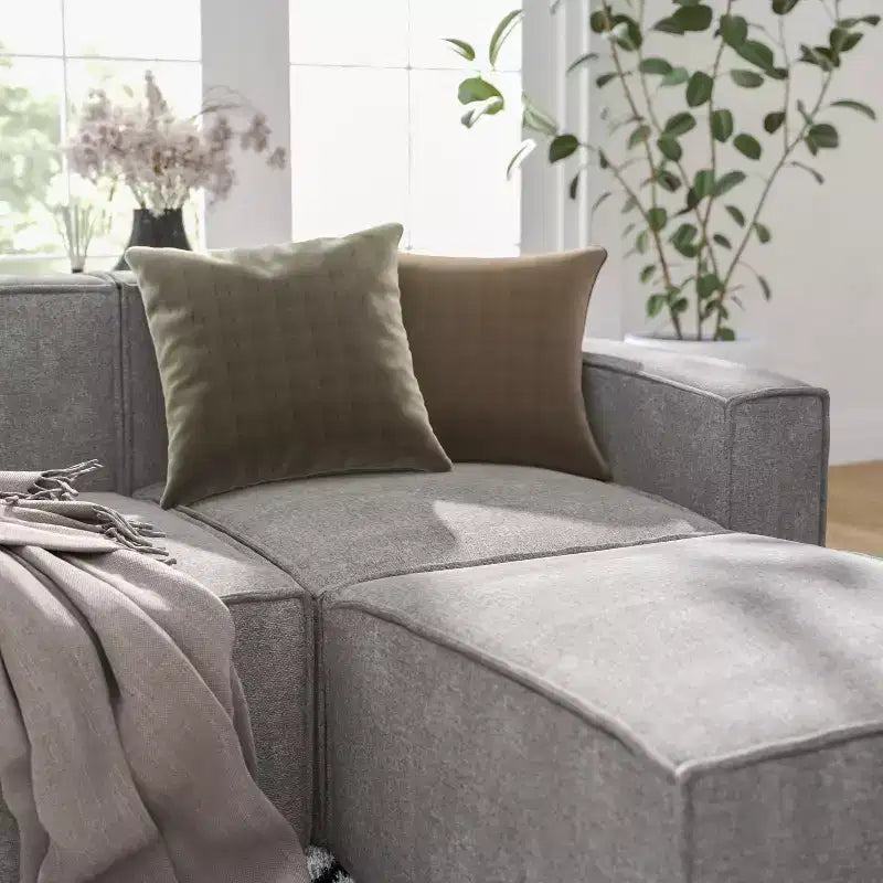 Merrick Lane Modular Right Side Chair with Arm Rest