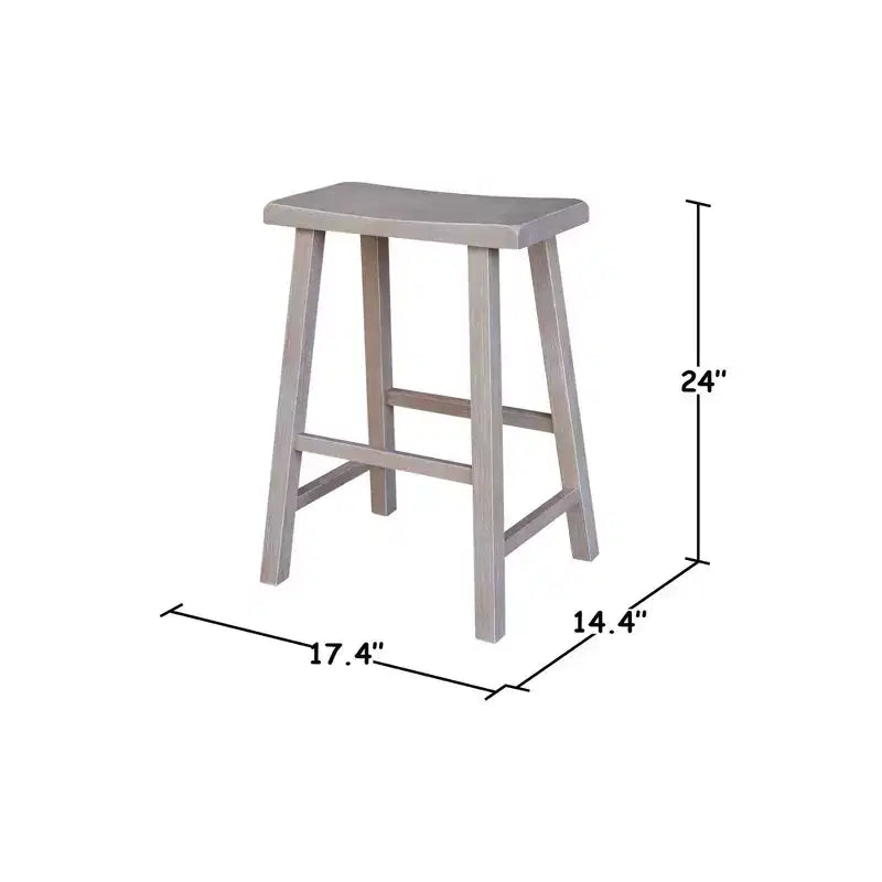Davis Saddle Seat Counter Height Stool - International Concepts