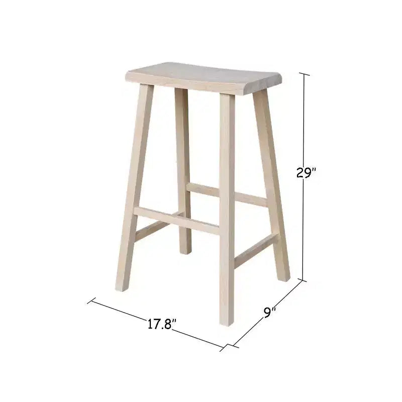 Davis Saddle Seat Counter Height Stool - International Concepts