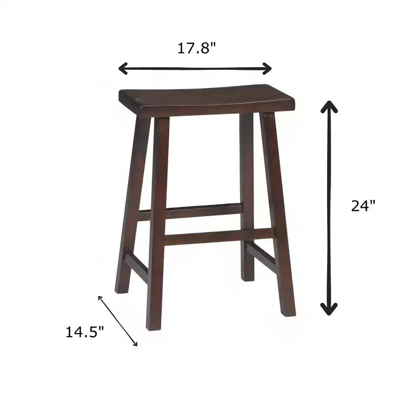 Davis Saddle Seat Counter Height Stool - International Concepts