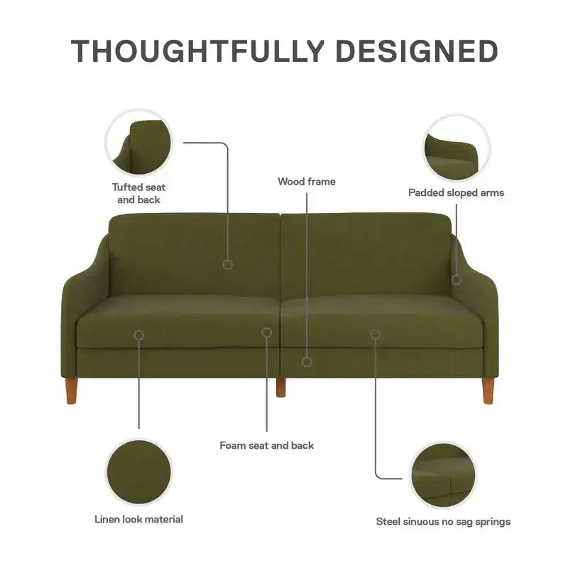 DHP Jasper Coil Futon