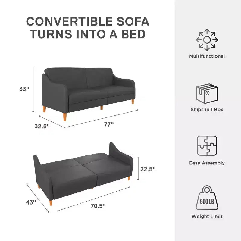 DHP Jasper Coil Futon