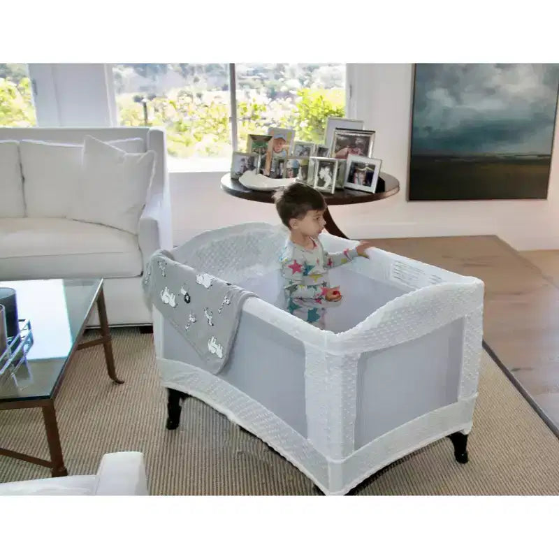 Coverplay Chenille Slipcover for Curved Arm Play Yard