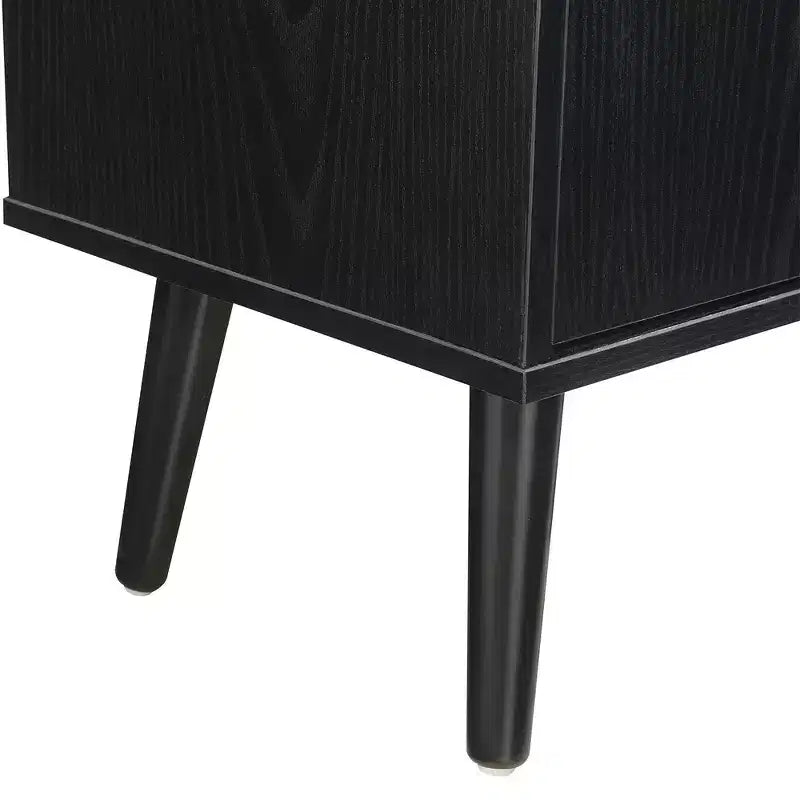 Breighton Home Xtra Storage Cube Organizer Sideboard Console Table with 3 Cubbies and 3 Cabinets