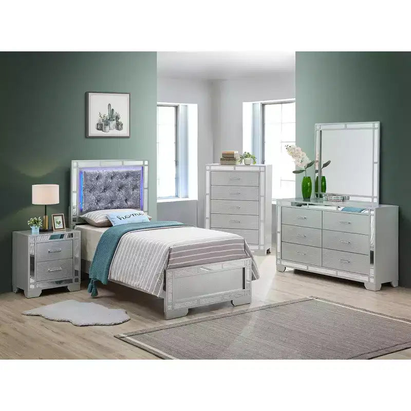 Passion Furniture Madison Panel Beds