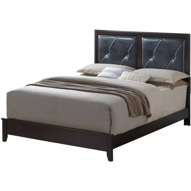 Passion Furniture Primo Upholstered Queen Panel Bed