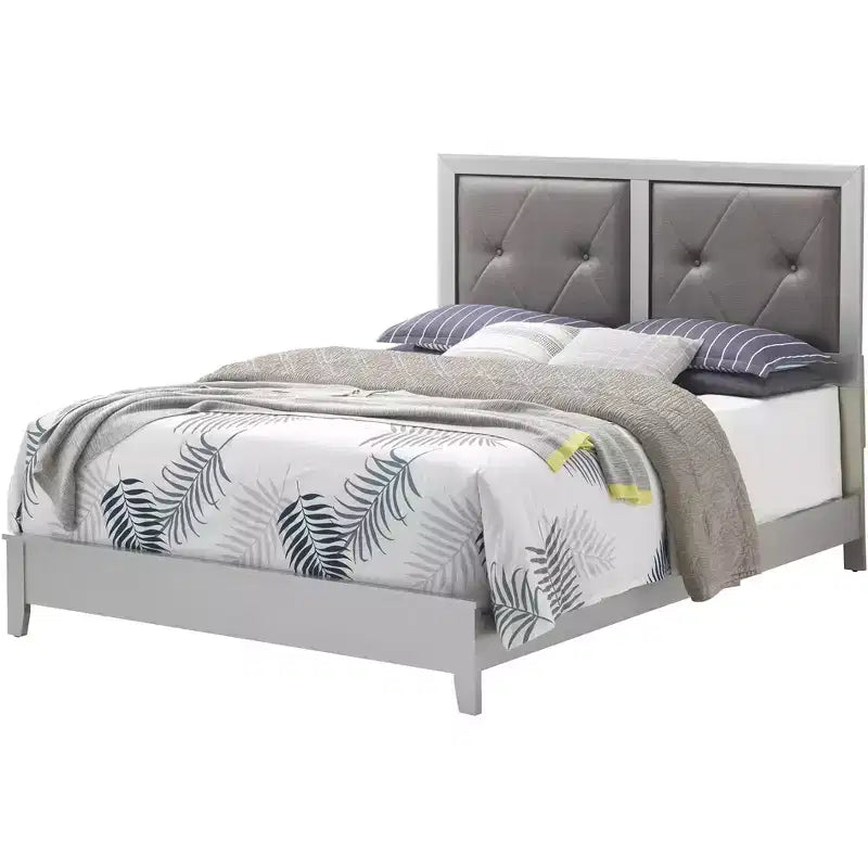 Passion Furniture Primo Upholstered Queen Panel Bed