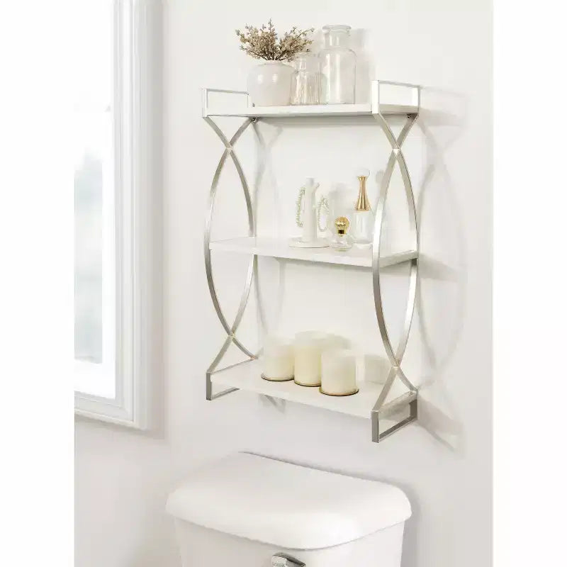 Kate and Laurel Arietta Tiered Shelf