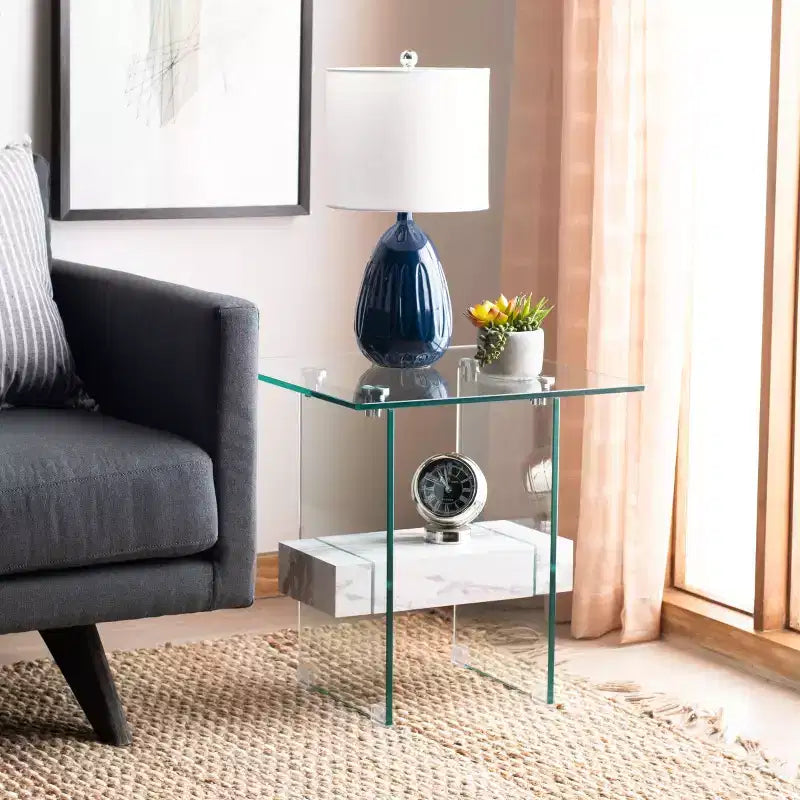 Kayley Glass Accent Table - ACC7001 - Safavieh