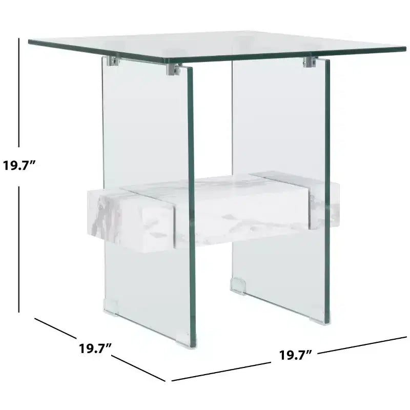 Kayley Glass Accent Table - ACC7001 - Safavieh