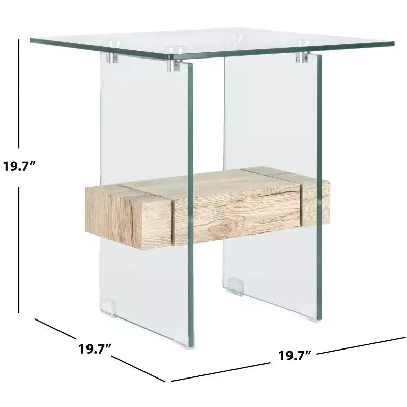 Kayley Glass Accent Table - ACC7001 - Safavieh
