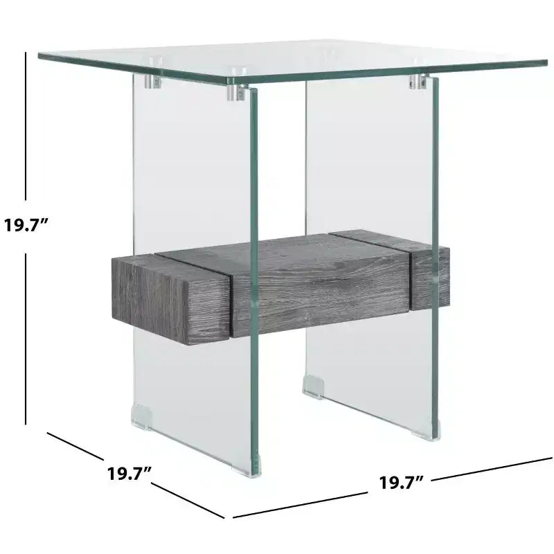 Kayley Glass Accent Table - ACC7001 - Safavieh