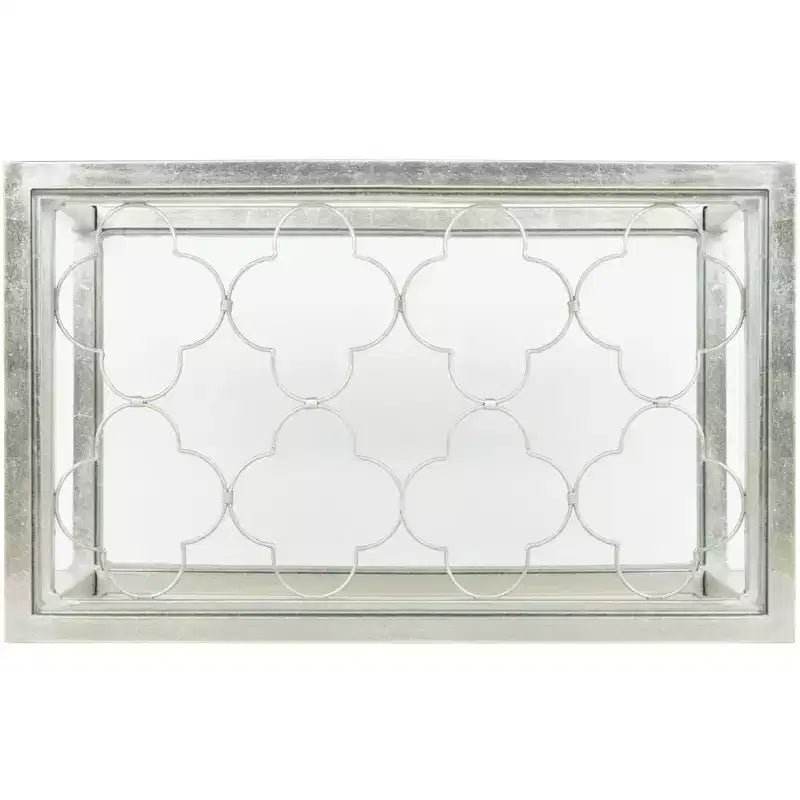 Hanzel Gold Leaf Glass Side Table - AMH8312 - Safavieh Couture