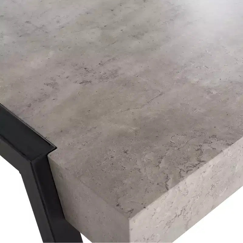 Cameron Coffee Table - Light Grey/Black - Safavieh