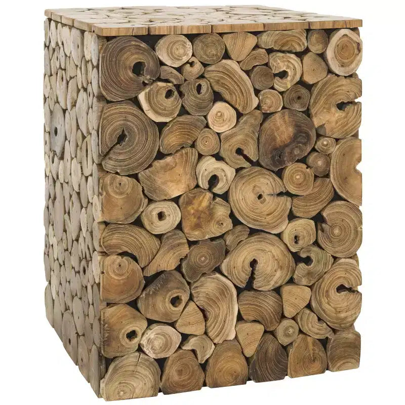Jefferson Stool - FOX1004 - Light Oak/Black - Safavieh Couture