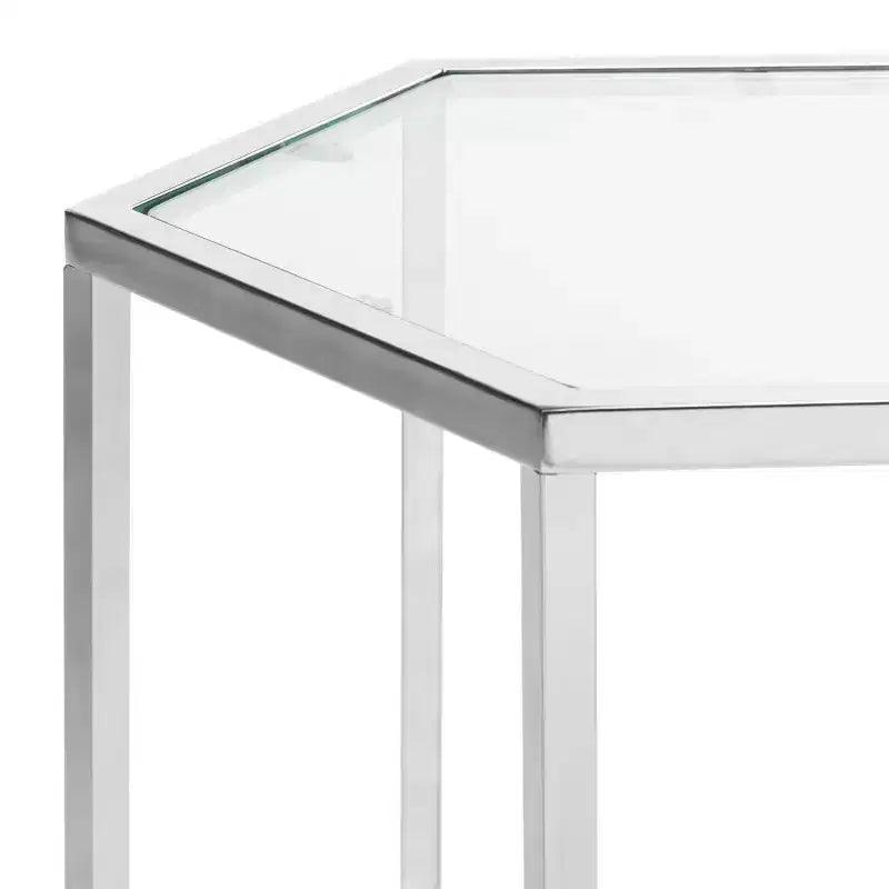 Teagan End Table - MMT6002A - Chrome - Safavieh